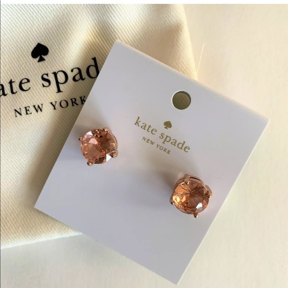 Kate Spade Gumdrop Stud Round Cut Earrings - Picture 1 of 8